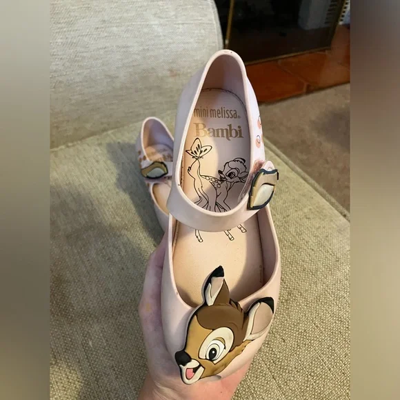 Disney Bambi mini Melissa girls flat shoes - Picture 4 of 6